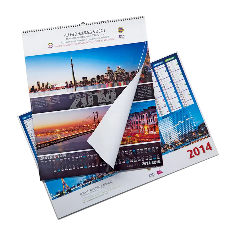 Custom table calendar with company logo Wall calendar with branded design Personalized 2025 wall calendar printing Desk calendar with monthly planner layout High-quality printed calendar for office use