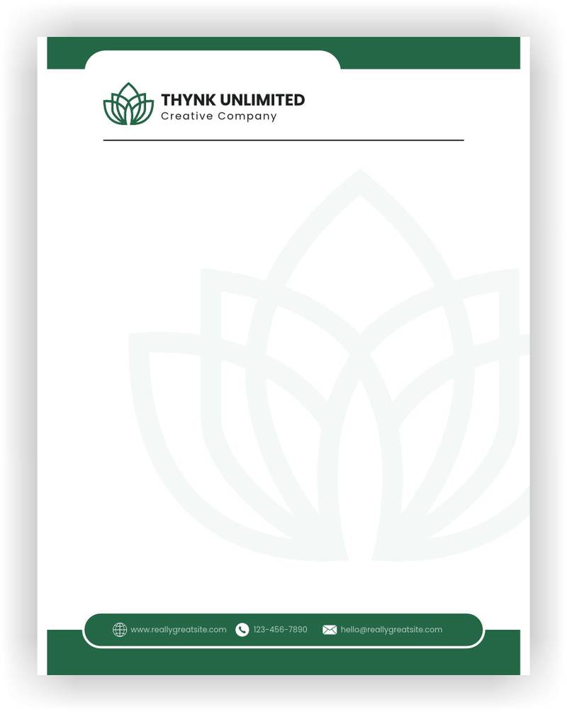 Two Color Letterhead – 80 GSM Paper - Image 2