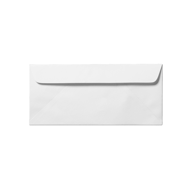9 x 4 Inch White Envelope 80g | Single Color Printed - Image 2