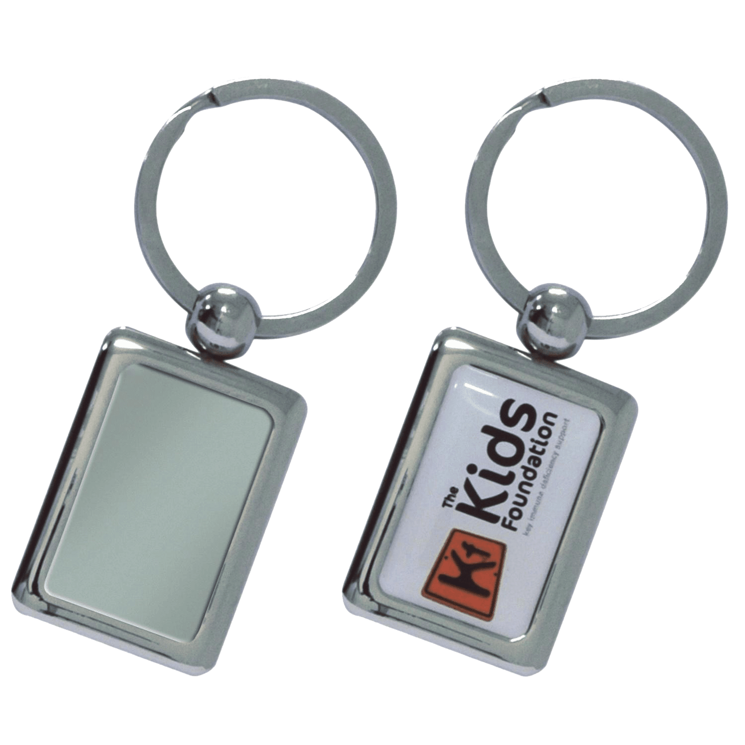 Custom Promotional Keychain with Company Logo for Corporate Branding