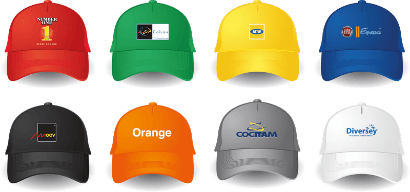 Custom Promotional Printed Baseball Cap with Company Logo