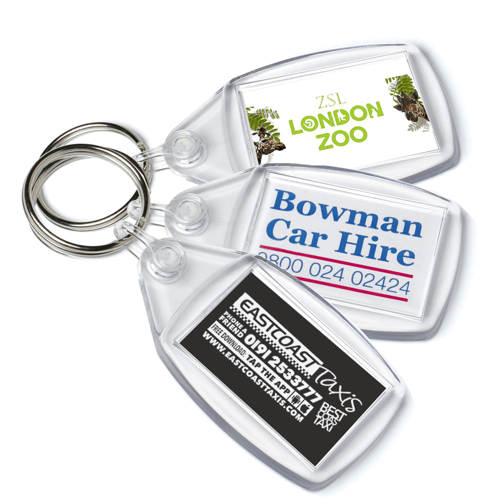 Custom Promotional Keychain with Company Logo for Corporate Branding